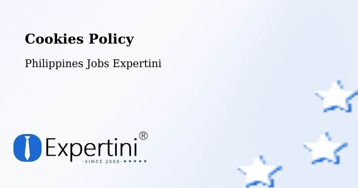 Cookies Policy - Philippines Jobs Expertini
